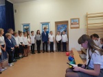 Ślubowanie uczniów klas pierwszych; Czasław 17 października 2018