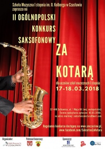 Ogólnopolski Konkurs Saksofonowy Za Kotarą - Koncert Laureatów; Sułkowice 18 marca 2018 r.